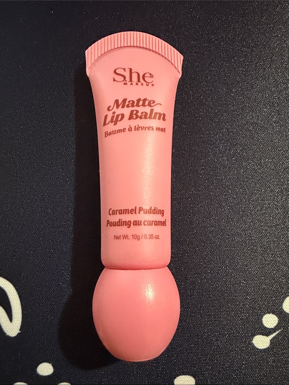 3/$15 🌸 She Makeup Matte Lip Balm — Caramel Pudding